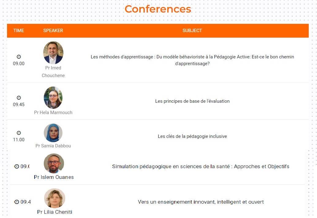 conférences